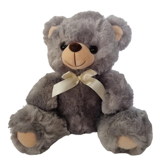 🧸 דובי בגוון אפור 25 ס"מ