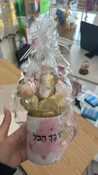 מארז שוקולדים בכוס ממתוגת כמות מינימום להזמנה: 10 יח