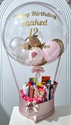 בלון פורח מארז בצורת כדור פורח