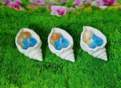 נר קונכיה בריח רוח ים עיצוב מרגיע וניחוח טבעי