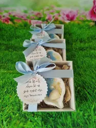 🐚 נר קונכייה בעיצוב ים ובריח רוח ים